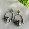 Banjara Kumbh Banjara Kumbh / Oxidised Kundan earrings