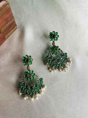 Emerald Bloom Chandeliers