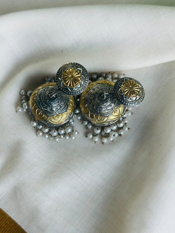 Heritage Bloom Jhumka Earrings