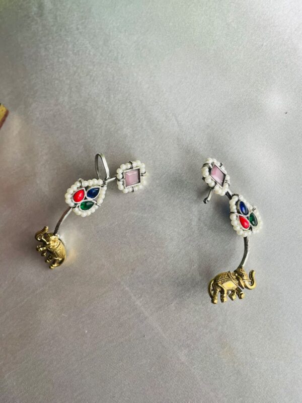 Royal Elephant Pearl Earrings