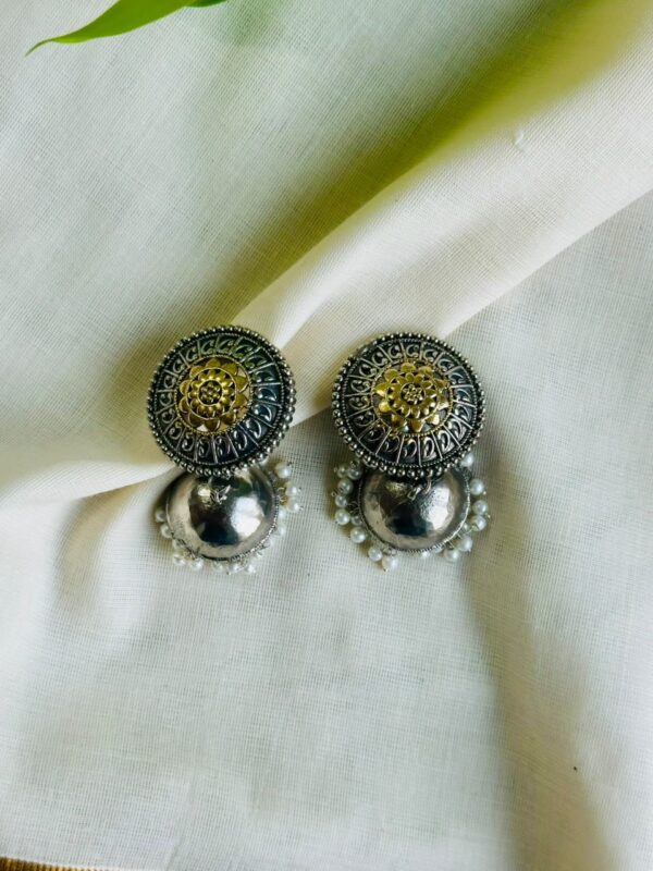 Royal Jhumka Medallion Earrings Royal Jhumka Medallion Earrings